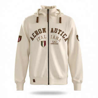 AERONAUTICA ITALIANA ARI5FP011266U FELPA Felpa full-zip con patch