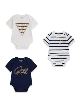 GUESS Tre body corti per neonati