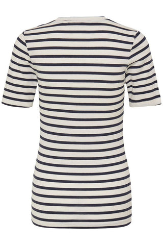 ICHI T-SHIRT T-shirt a righe in cotone