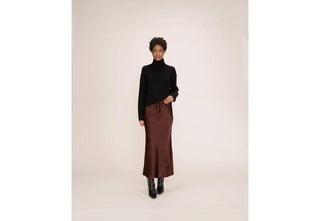 Grace & Mila TALMAS GONNA Gonna lunga in raso Talmas