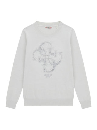 GUESS Maglione logo 4G con strass