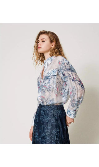 TWINSET ACTITUDE Camicia a fiori