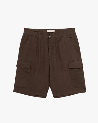 GIANNI LUPO Bermuda cargo  in lino