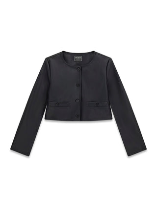 GUESS GIACCA Giacca similpelle cropped