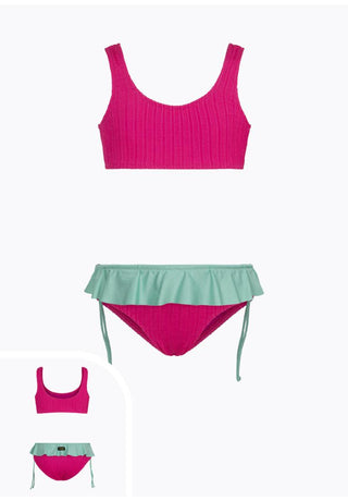 F**K Costumi da bagno Bikini con Top e Slip fisso