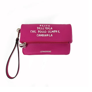 LE PANDORINE Pochette a mano Vicky con cinturino da polso