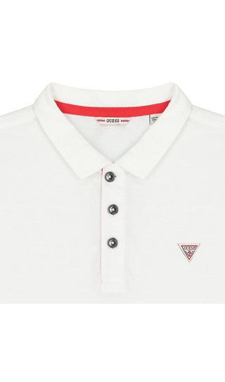 GUESS Polo in cotone con logo