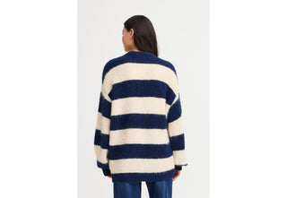 ICHI Maglione oversize a righe