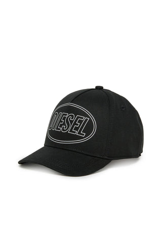 Diesel Cappellino da baseball in cotone tinta unita