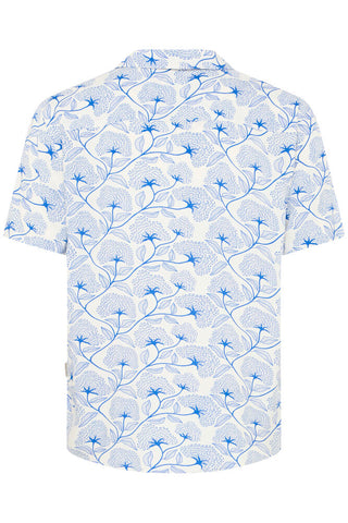 BLEND Camicia con colletto in fantasia