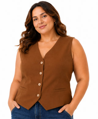SUSY STAR Gilet con bottoni