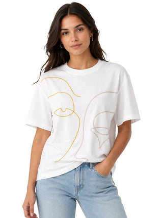BOMBOOGIE T-shirt oversize in jersey