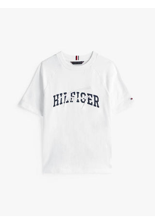 Tommy Hilfiger T-shirt con maniche raglan e mix di loghi