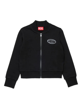 Diesel FELPA Skippy Felpa con zip e ricamo