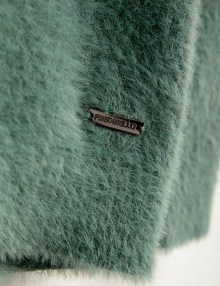 FREDMELLO FW25W23MD MAGLIA Maglia dolcevita effetto pelliccia