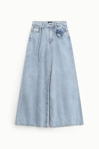 DIXIE Jeans a gamba ampia con cintura coordinata