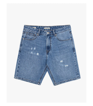 GIANNI LUPO Bermuda di jeans regular con rotture