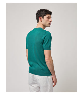GIANNI LUPO Maglia in jersey  maniche corte a girocollo
