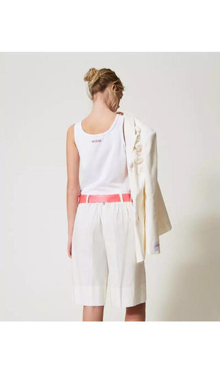 TWINSET ACTITUDE Bermuda in cotone