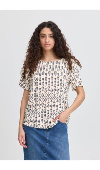 ICHI Blusa fantasia