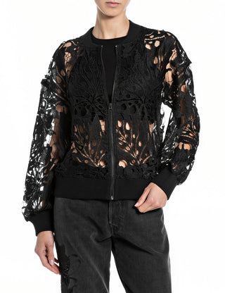 REPLAY Maglia full-zip dalla vestibilità regolare