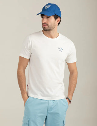 FREDMELLO T-shirt girocollo a manica corta in jersey