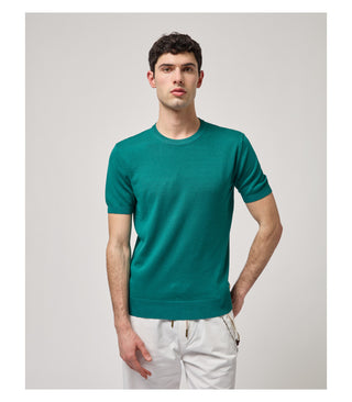 GIANNI LUPO Maglia in jersey  maniche corte a girocollo