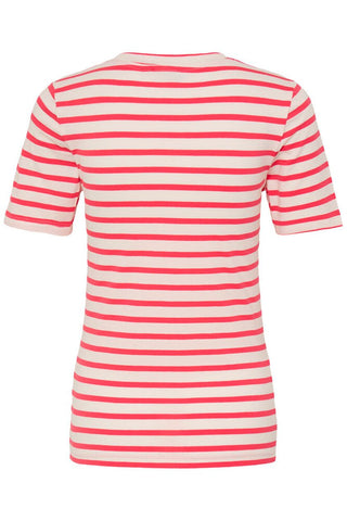ICHI T-SHIRT T-shirt a righe in cotone