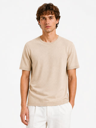 BERNA T-shirt in filo a girocollo