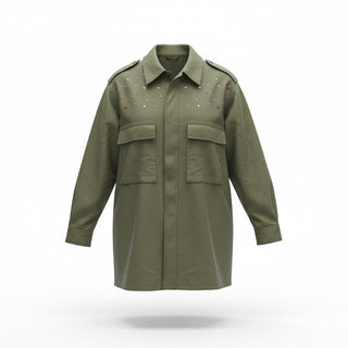 MOTEL GIACCA Giacca motel con pacht e strass