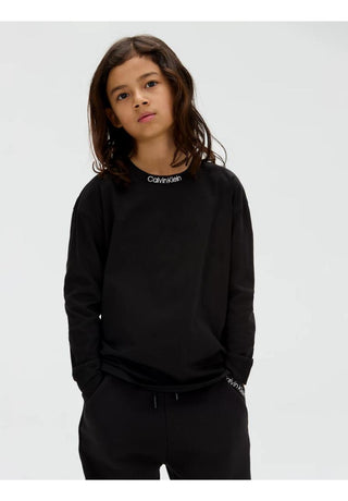 Calvin Klein Jeans T-shirt a maniche lunghe taglio relaxed