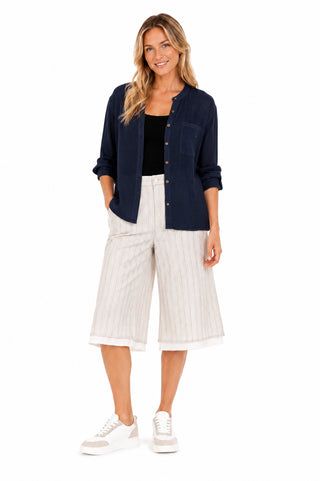 AKE' Camicia Over con Tasche