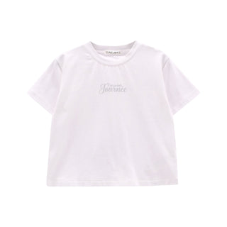 MELBY T-shirt over con scritta