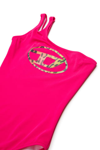 Diesel Costume da bagno con logo animalier