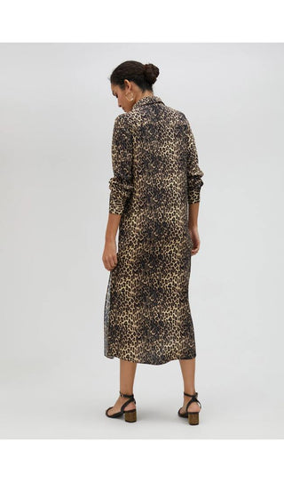 LOLA CASADEMUNT Abito-camicia a maniche lunghe