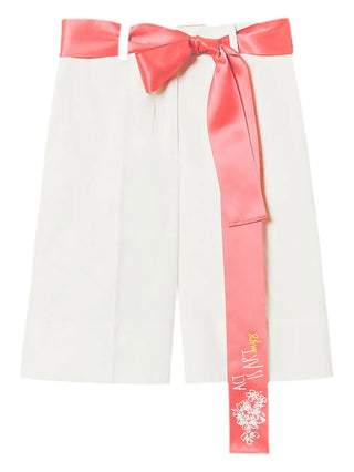 TWINSET ACTITUDE SHORT- Bermuda in cotone