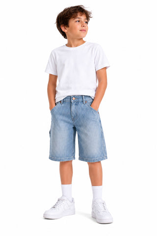 REPLAY Bermuda in denim a righe