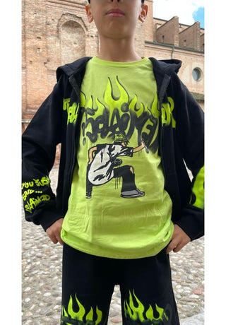 DISCLAIMER KIDS T-shirt maniche corte