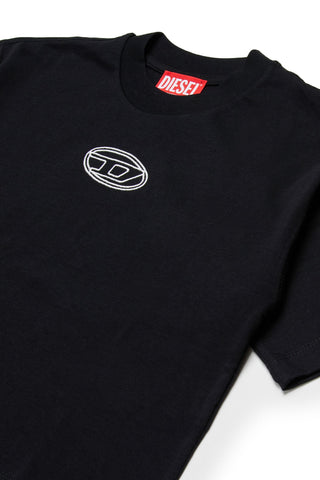Diesel T-SHIRT Tixan T-shirt in cotone con logo centrale