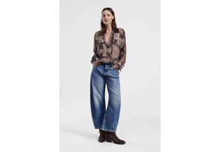DIXIE Jeans a gamba larga e vita alta