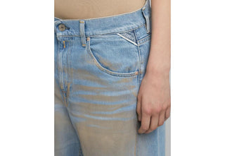 REPLAY WB520 .000.873 97C JEANS Jeans baggy fit con vita bassa e gamba ampia