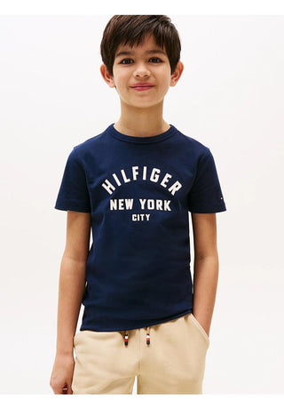 Tommy Hilfiger T-shirt con grafica curva