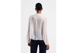 DIXIE Camicia con colletto e rouches