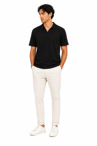 BERNA Polo derby in piquet con logo