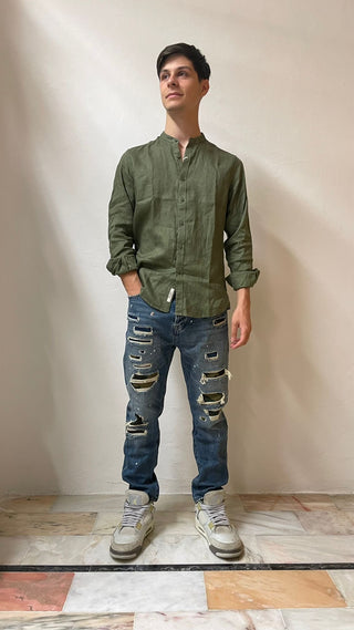 GIANNI LUPO Jeans Carrot con rotture