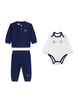 GUESS H5YW10KBU64 COMPLETI Set felpa, pantaloni e body