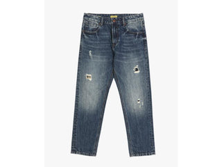 GIANNI LUPO Jeans MIKE carrot cropped jeans con strappi e riparazioni