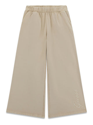 GUESS PANTALONI Pantaloni palazzo in felpa garzata