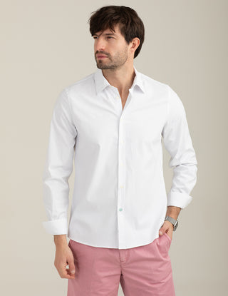 FREDMELLO Camicia in tessuto jacquard stretch
