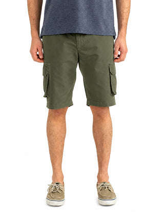 FREDMELLO Bermuda cargo in gabardina stretch